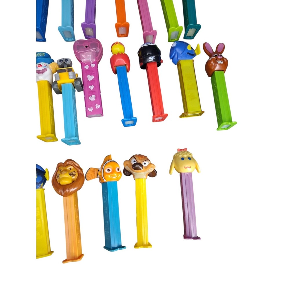 Large 50+ PEZ Dispenser Lot Disney Star Wars Lion King Nemo Marvel Vintage Mix - Picture 7 of 16